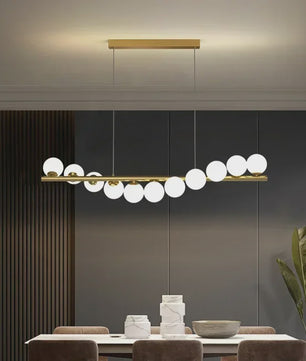 Luxe Scandinavische Plafondlamp met Sterrenlicht - Goudkleurig