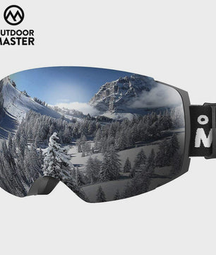 OutdoorMaster PRO Ski Goggles: Verwisselbare HD Lens, UV400, Anti-Fog, Over-The-Glasses
