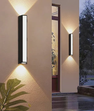Moderne Waterdichte LED Buitenmuurverlichting - Lange Strip Aluminium IP65