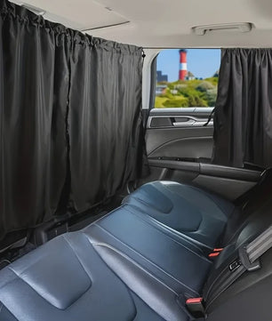4-delige Set Auto Gordijnen: Privacy & Zonwering voor Comfortabel Reizen en Slapen