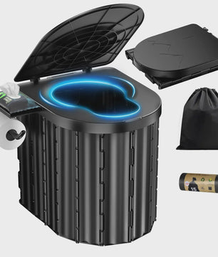 Draagbaar Camping Toilet - Opvouwbaar en Compact voor Auto, Camper, Boot & Buiten