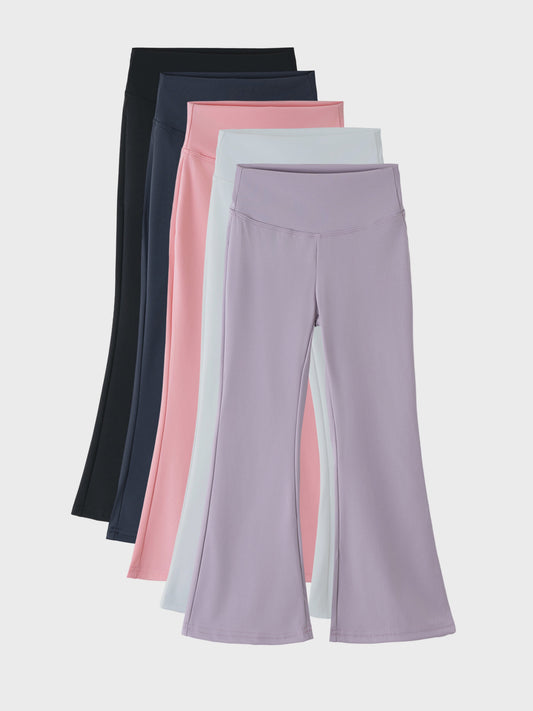 Flared Yoga Broek voor Meisjes - Hoge Taille & Stretch Legging