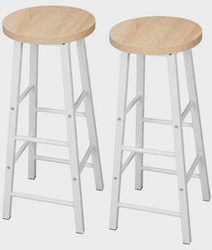 Set van 2 Hoge Barkrukken - Stabiel & Duurzaam - Bistro & Keuken