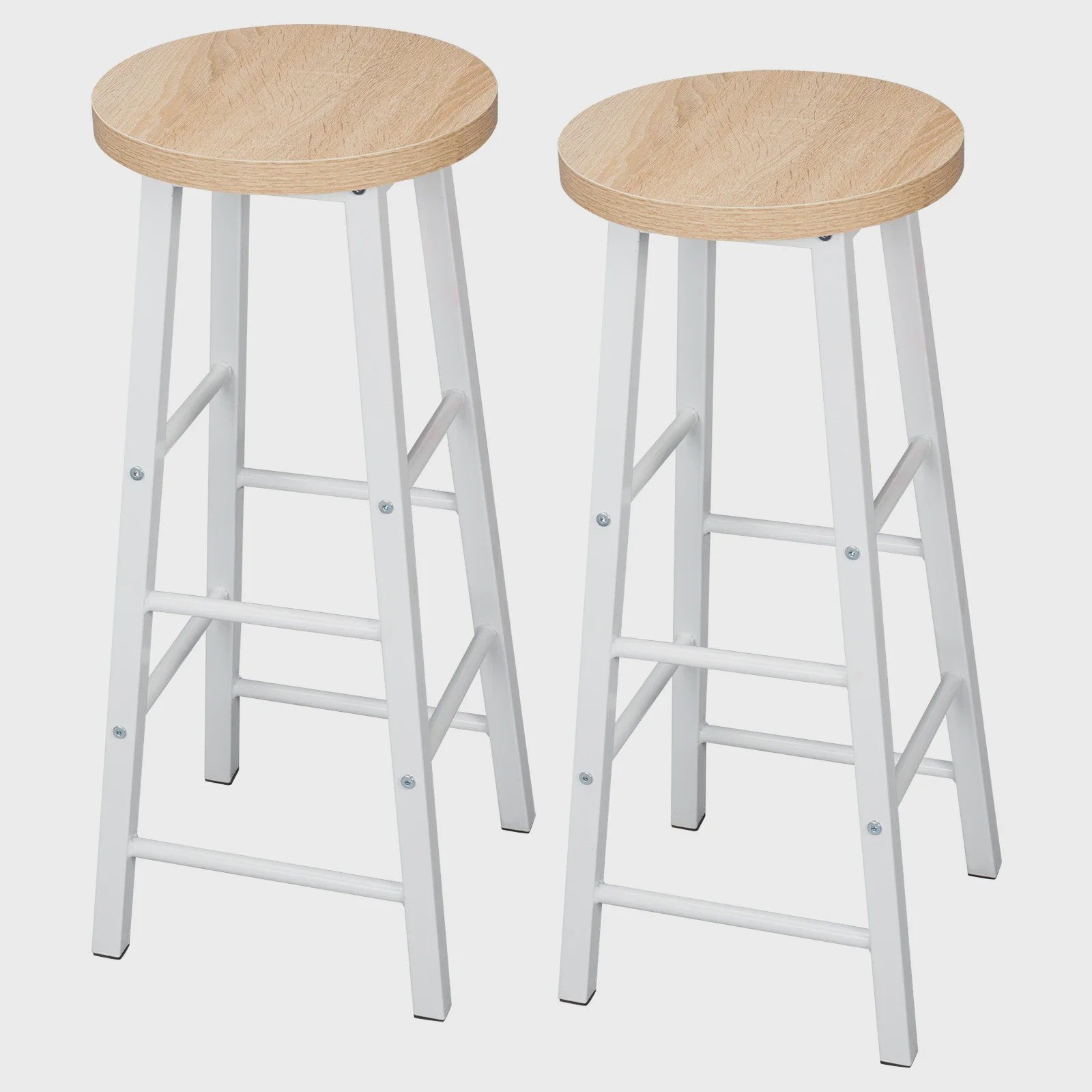 Set van 2 Hoge Barkrukken - Stabiel & Duurzaam - Bistro & Keuken