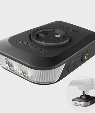 RAVEMEN FR1100 SE Fietslamp - 1100 Lumen, USB-C, GPS Compatibel, Automatisch Aan/Uit