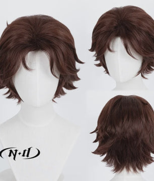 Viktor Cosplay Pruik - Kort Bruin Synthetisch Haar voor League of Legends Fans
