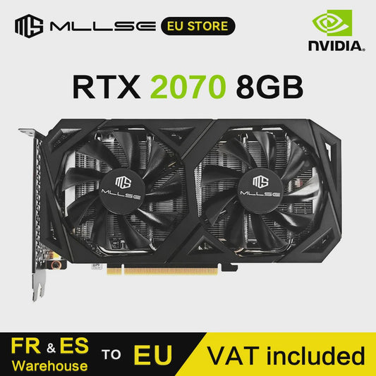 MLLSE RTX 2070 Gaming Grafische Kaart - 8GB GDDR6, Dual-Fan Koeling, PCI-E 3.0