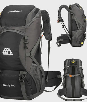 50L Waterdichte Reisrugzak - Grote Outdoor Backpack voor Kamperen, Wandelen & Klimmen