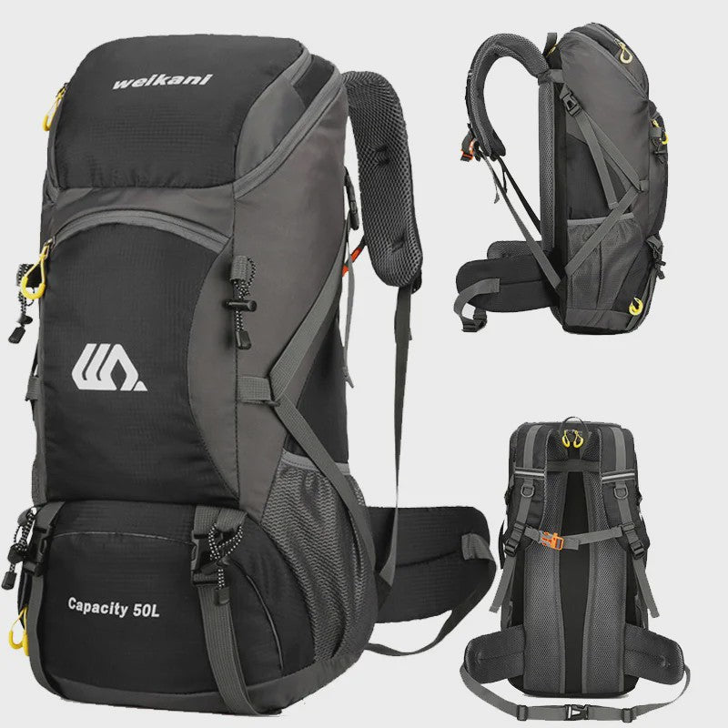 50L Waterdichte Reisrugzak - Grote Outdoor Backpack voor Kamperen, Wandelen & Klimmen