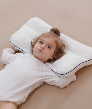 Baby Hoofdkussen met Neksteun - Ergonomisch en Ademend voor Kinderen (1-16 Jaar)