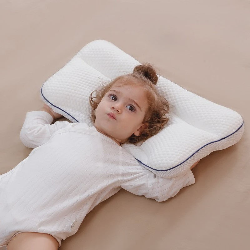 Baby Hoofdkussen met Neksteun - Ergonomisch en Ademend voor Kinderen (1-16 Jaar)