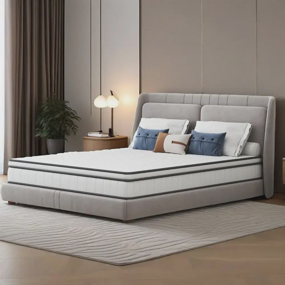 Pocketvering Matras met Traagschuim Topper - Medium Stevig - Ademend 3D Stof