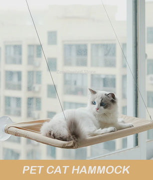 Hangmat voor Katten: Zonovergoten Raamzitje met Sterke Draagkracht
