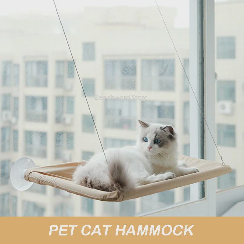Hangmat voor Katten: Zonovergoten Raamzitje met Sterke Draagkracht