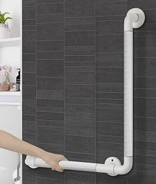 90° Hoek Steunbeugel Douche - ABS & RVS - Antislip - Wandmontage Badkamer Handgreep