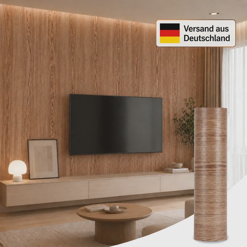 Oak Houtnerf Behang - Zelfklevend, Waterdicht & Krasbestendig - 40cm x 3m
