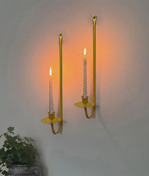 Moderne Wandkaarsenhouder Metaal - Sfeervolle Decoratie voor Elke Ruimte