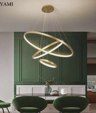 Moderne LED Plafondlamp Kroonluchter - Stijlvol Design voor Woonkamer, Slaapkamer & Eetkamer