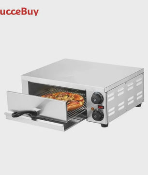 Professionele 1500W Elektrische Pizzaoven voor Thuis & Horeca - Gelijkmatig Bakken & Eenvoudig Reinigen