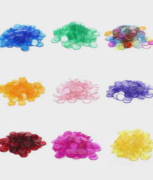 100 Stuks 19mm Poker Chips & Bingo Chips - Plastic Spel Fiches