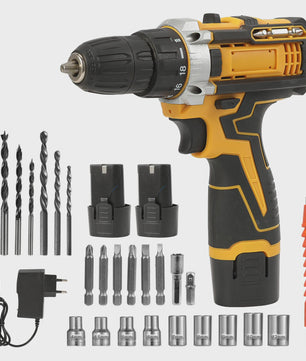 Accu Klopboormachine Set met Lithium-Ion Batterij - Draadloos & Compact