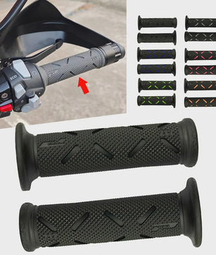 Universele Motor Handvatten 22MM - Rubberen Grips voor Honda, Suzuki, Ducati, Benelli