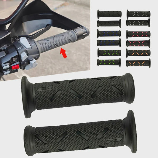 Universele Motor Handvatten 22MM - Rubberen Grips voor Honda, Suzuki, Ducati, Benelli