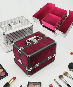 Professionele Make-up Koffer met 4 Schuifladen - Grote Cosmetica Opberger