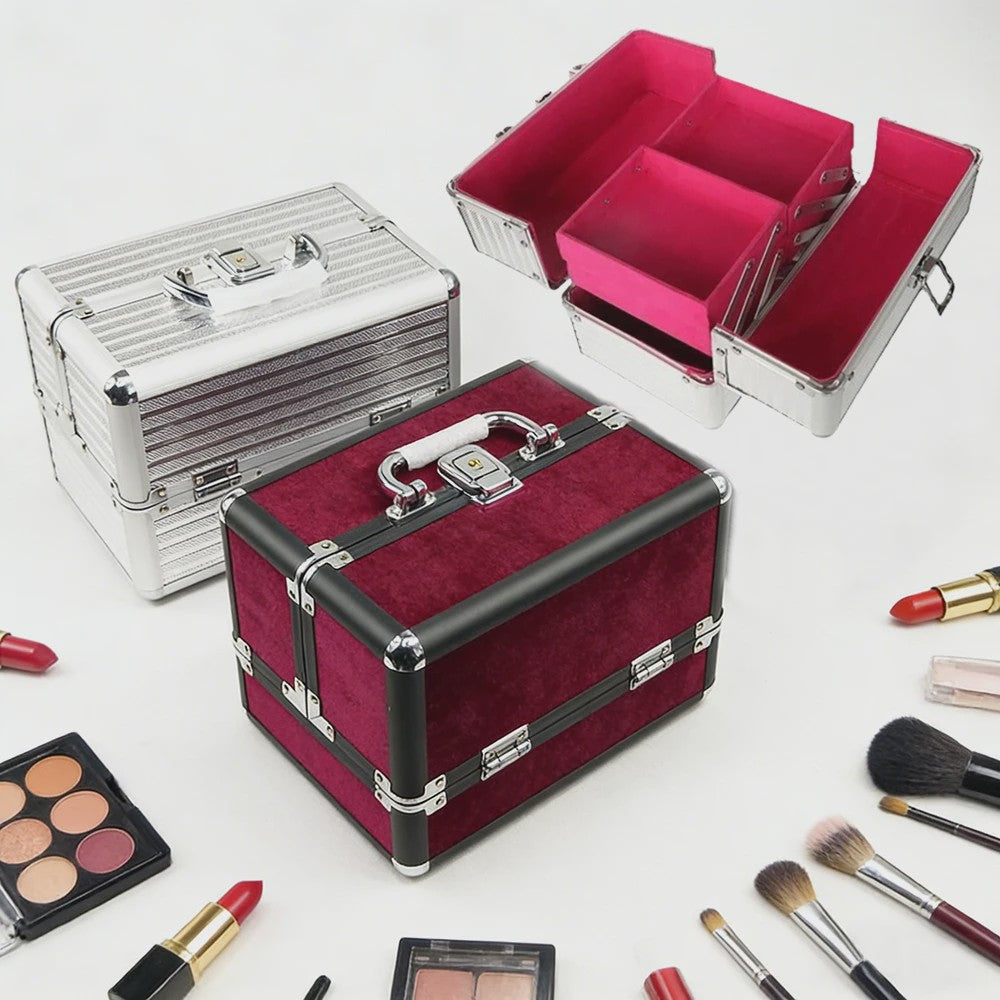 Professionele Make-up Koffer met 4 Schuifladen - Grote Cosmetica Opberger