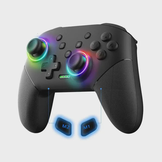Draadloze Pro Controller met Programmeerbare Functies voor Switch & PC