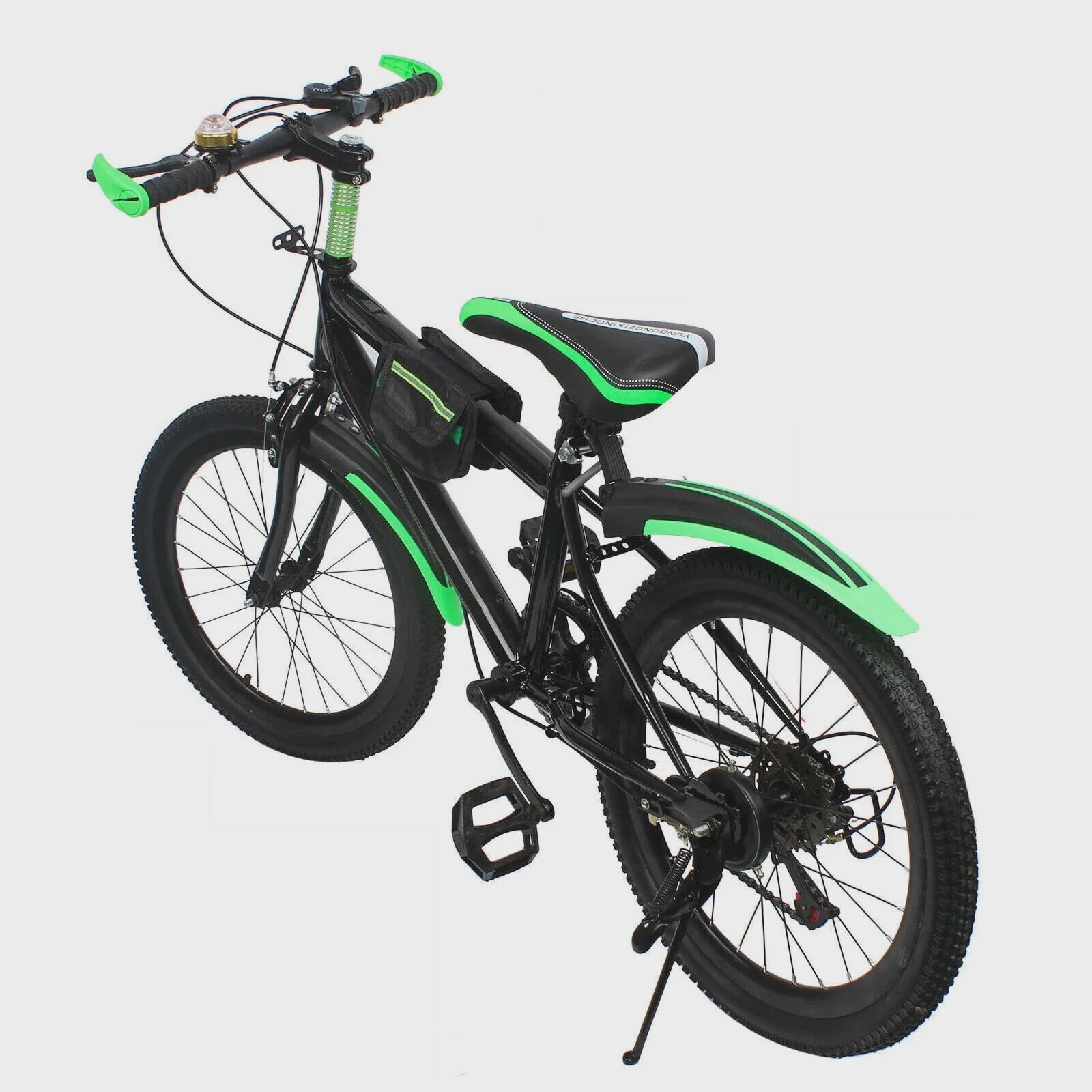 Kinder Mountainbike 20 inch - Carbon Steel Frame, 7 Versnellingen, Volledige Schokdemping