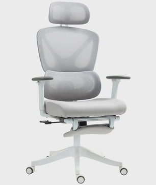 Ergonomische Bureaustoel met Hoofdsteun, Verstelbaar en Kantelbaar - Zwart