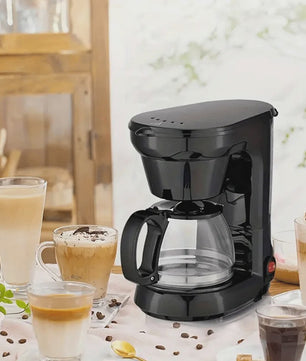Compacte Koffiezetter 750ml (4-6 kopjes) met Uitneembare Trechter & Papierloos Filter - Ideaal voor Thuis, Kantoor & Reis