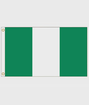 Nigeria Vlag 90x150cm - Officiële Nationale Vlag van de Federale Republiek Nigeria