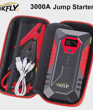 GKFLY 3000A/4000A Krachtige Jump Starter & Powerbank - Start Benzine (6.0L) & Diesel (5.0L)