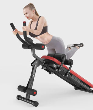 GartistGO Opvouwbare Buikspierbank met Verstelbare Schuinte - Full Body Workout voor Thuis