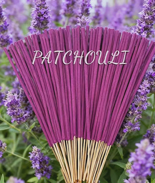 Patchouli & Sandelhout Geurstokjes - Lange Brandduur, Geurverwijdering & Meditatie