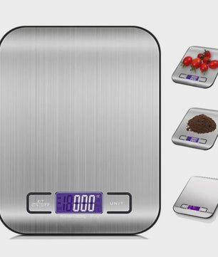 RVS Keukenweegschaal 5kg/1g - Precisie Digitale Voedselweegschaal met LCD Display