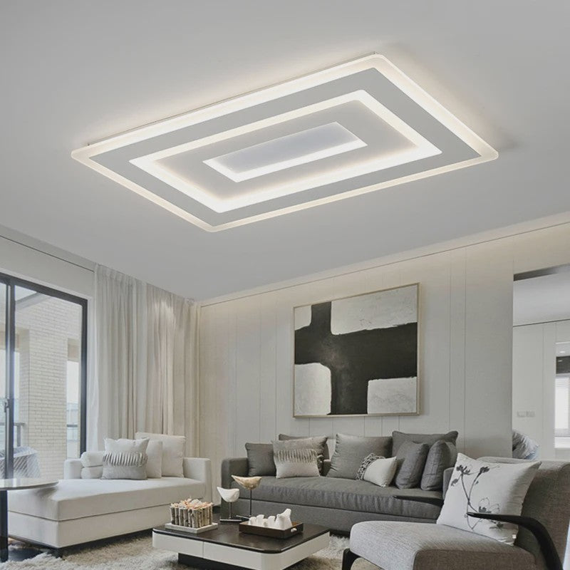 Moderne Ultradunne Acryl LED Plafondlamp - Sfeervolle Verlichting voor Woonkamer & Slaapkamer
