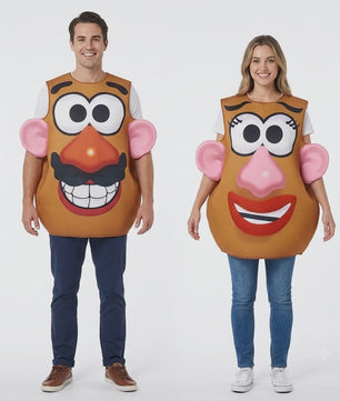 Grappig Mr. & Mrs. Potato Head Kostuum voor Koppels - Halloween & Feestjes