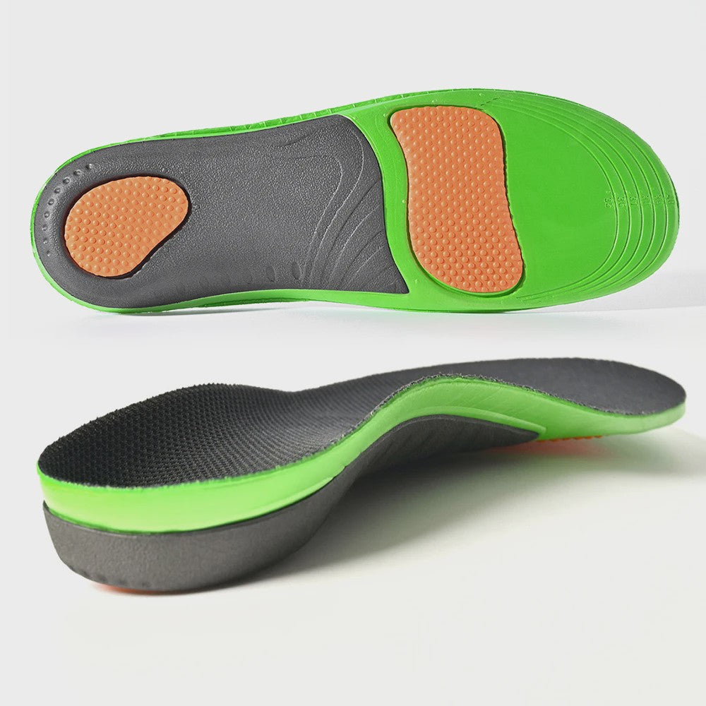Orthopedische Steunzolen met Schokabsorptie en Hielondersteuning - Comfort voor Sport & Dagelijks Gebruik