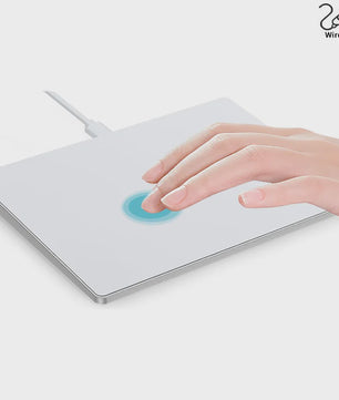 Bedraad Multi-Touch Trackpad met Gehard Glazen Oppervlak - Hoge Precisie & Vlotte Bediening