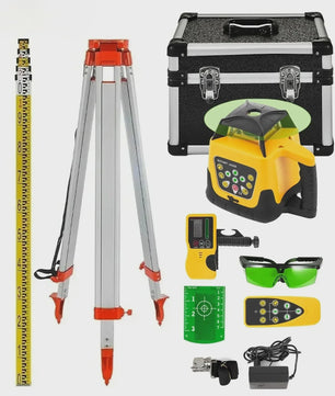VEVOR Laser Waterpas Set met Statief en Meetstok - Precisie Metingen