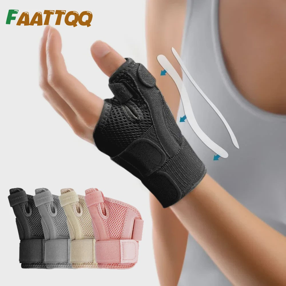 Flexibele Pols- en Duimbrace met Spalk - Ademend, voor Artritis, Tendinitis, Linker- of Rechterhand