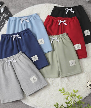 Comfortabele Kinder Shorts met Trekkoord en Elastische Taille - Jongens & Meisjes Casual Broekjes