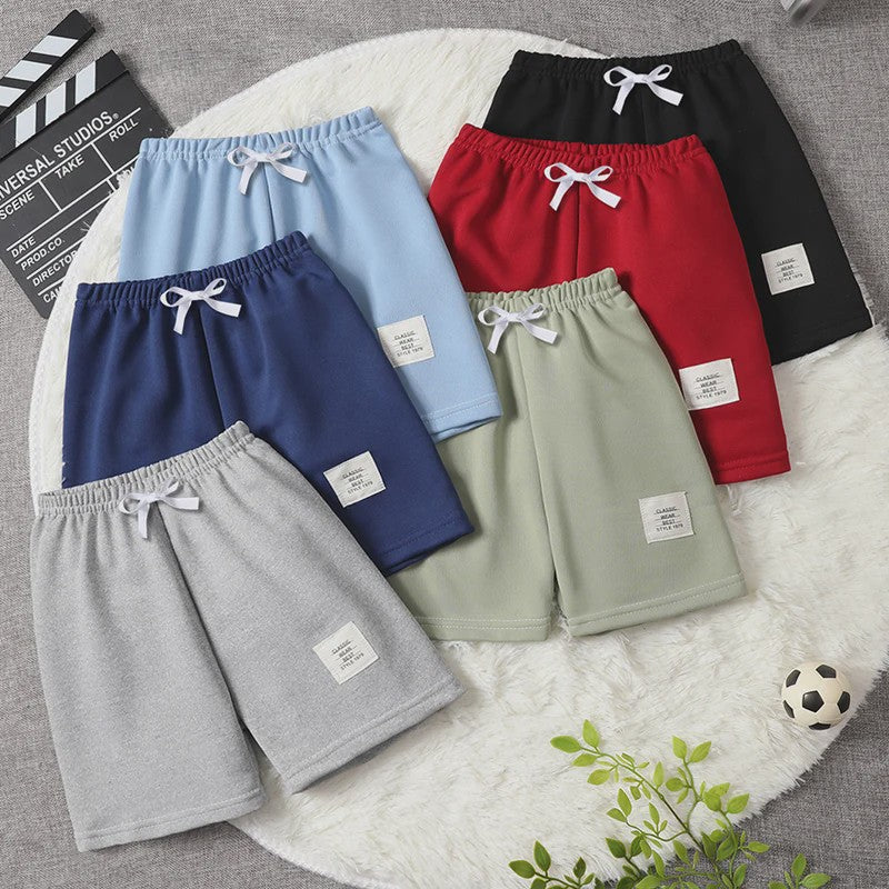 Comfortabele Kinder Shorts met Trekkoord en Elastische Taille - Jongens & Meisjes Casual Broekjes
