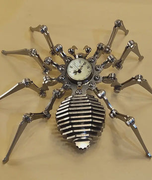 Unieke Steampunk Spin Tijdmodel - Metalen Handgemaakt Decoratie Object