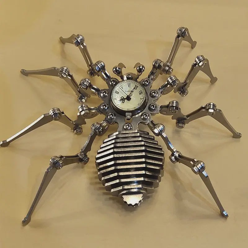 Unieke Steampunk Spin Tijdmodel - Metalen Handgemaakt Decoratie Object