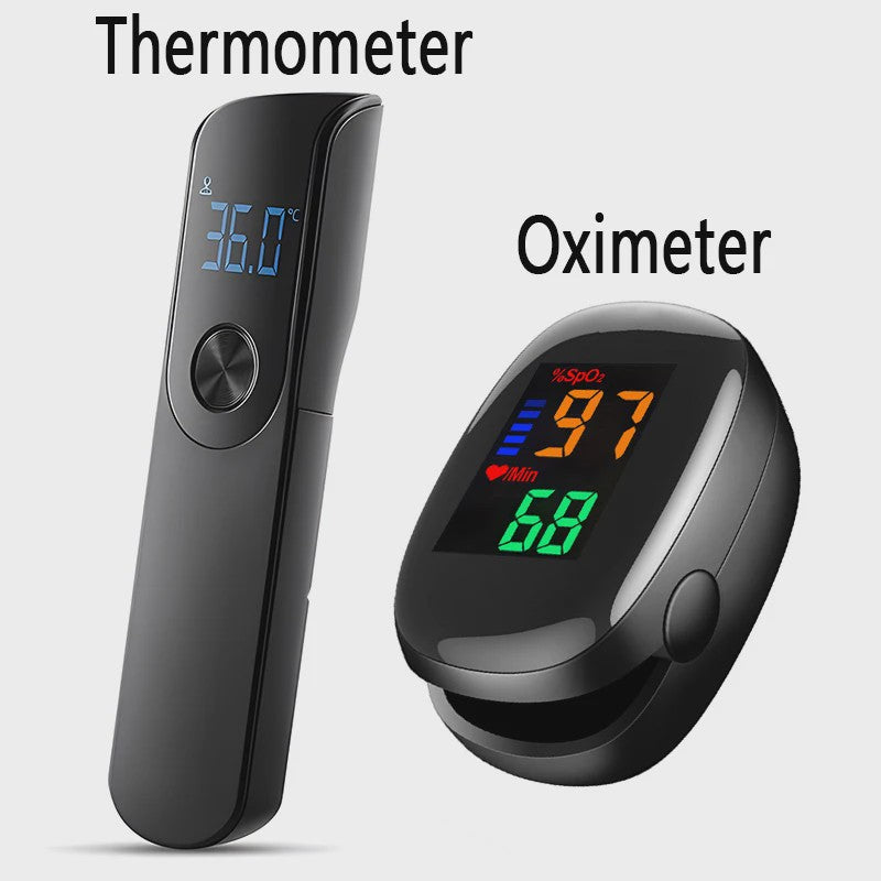 2-in-1 Infrarood & Vinger Pulsoximeter: Betrouwbare Gezondheidsmeter