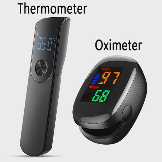 2-in-1 Infrarood & Vinger Pulsoximeter: Betrouwbare Gezondheidsmeter